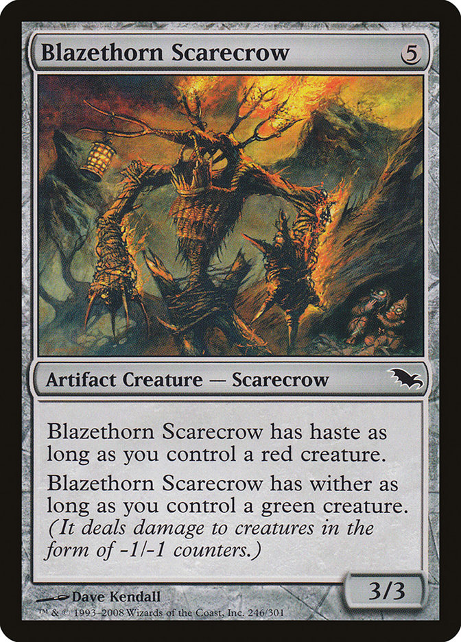 Blazethorn Scarecrow [Shadowmoor] | Total Play