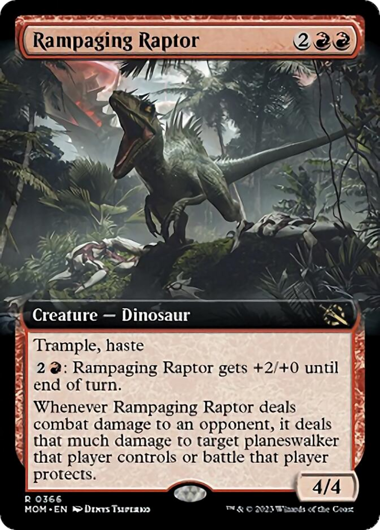 Rampaging Raptor (Extended Art) [March of the Machine] | Total Play