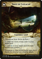 Storm the Vault // Vault of Catlacan [Rivals of Ixalan Prerelease Promos] | Total Play