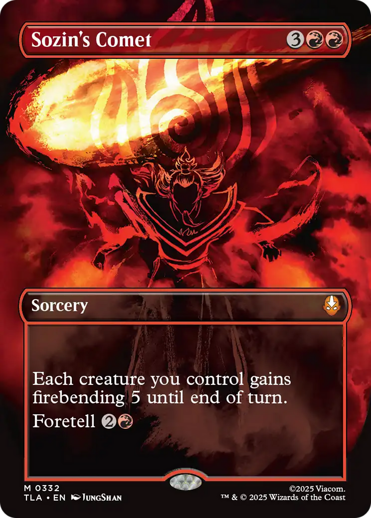 Sozin's Comet (0332) (Borderless) [Avatar: The Last Airbender] | Total Play