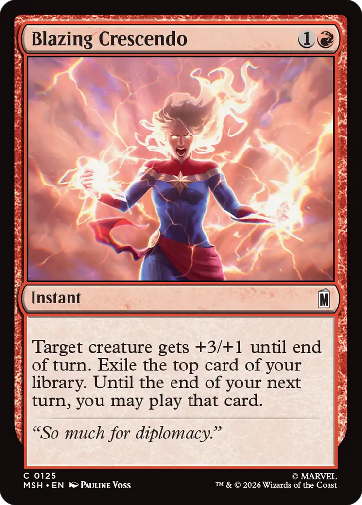 Blazing Crescendo [Marvel Super Heroes] | Total Play