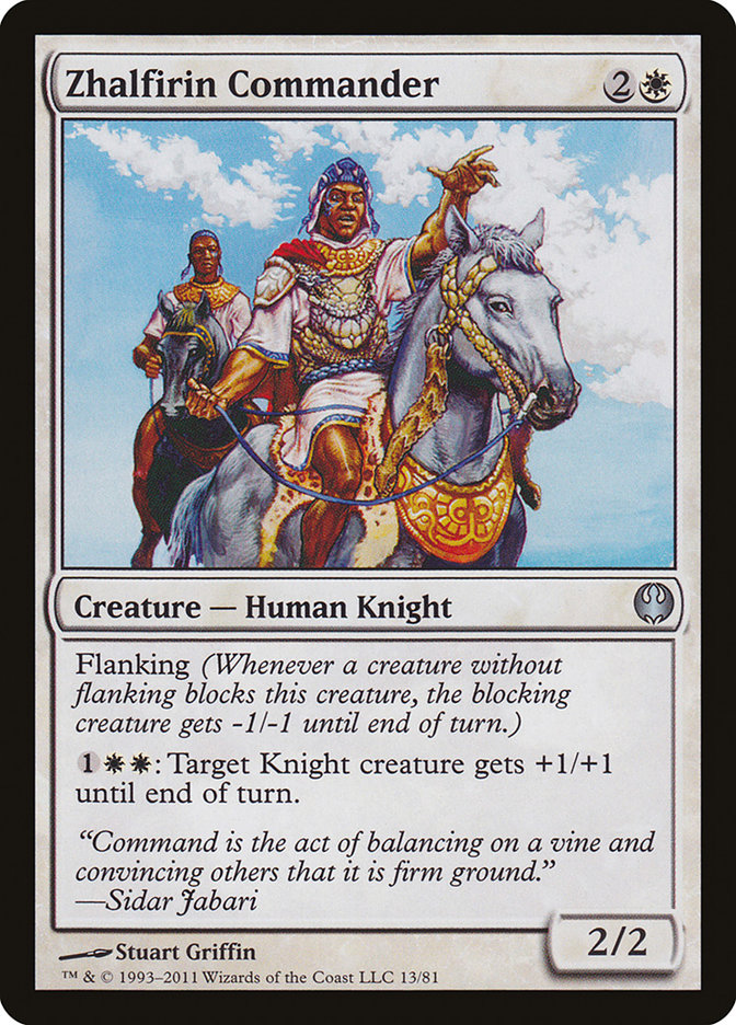 Zhalfirin Commander [Duel Decks: Knights vs. Dragons] | Total Play
