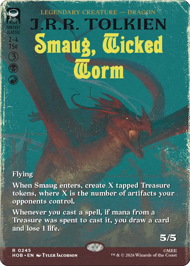 Smaug, Wicked Worm (Borderless) [The Hobbit] | Total Play