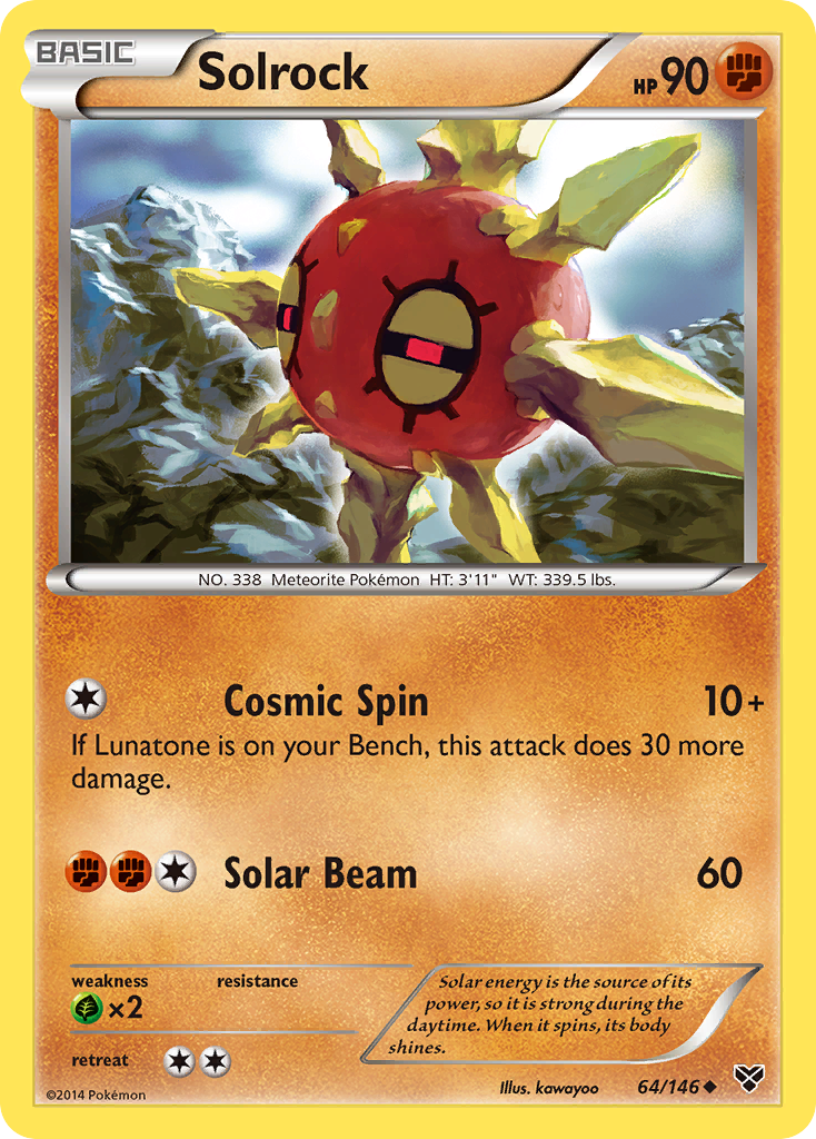 Solrock (64/146) [XY: Base Set] | Total Play