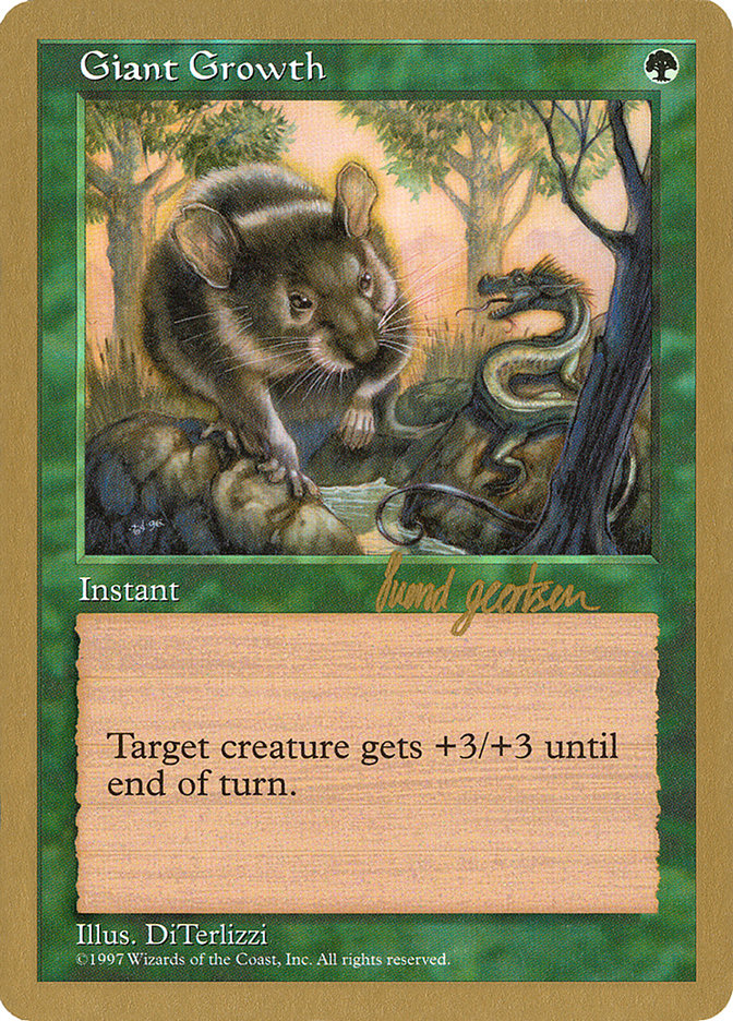 Giant Growth (Svend Geertsen) [World Championship Decks 1997] | Total Play