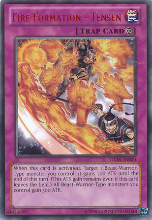 Fire Formation - Tensen (Red) [DL18-EN020] Rare | Total Play