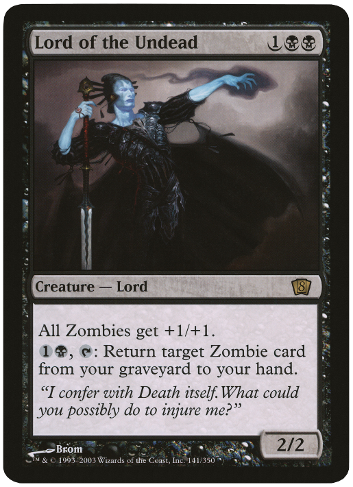 Lord of the Undead (Oversized) [Eighth Edition Box Topper] | Total Play