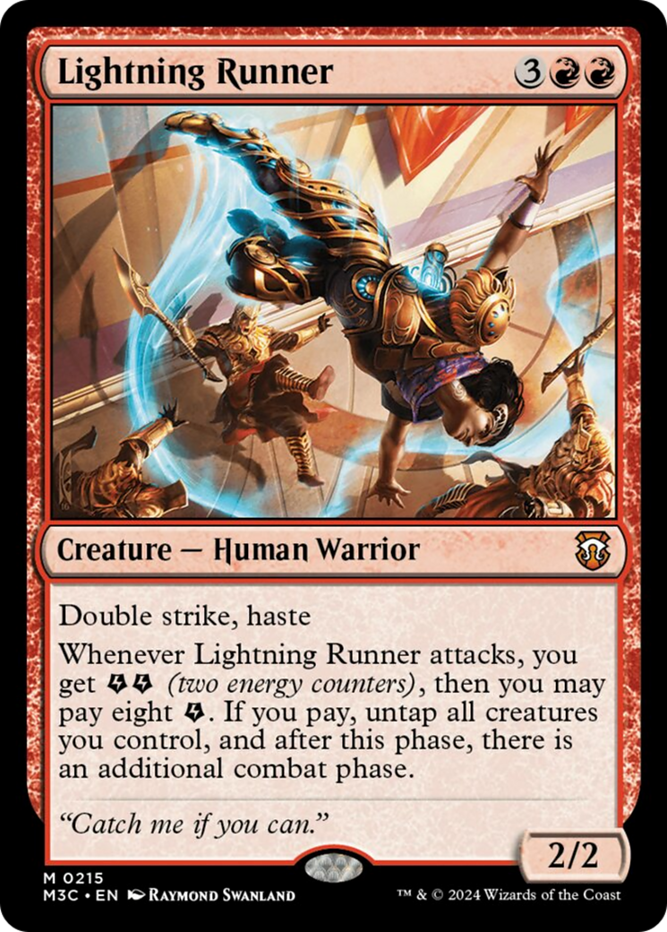 Lightning Runner (Ripple Foil) [Modern Horizons 3 Commander] | Total Play