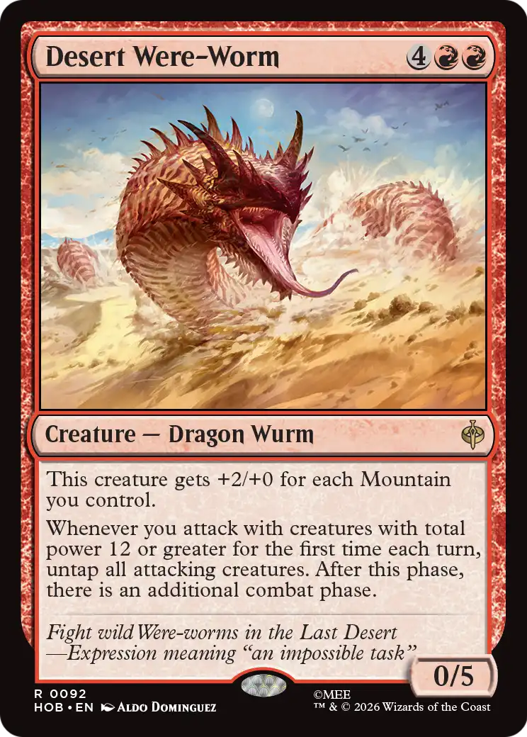 Desert Were-Worm [The Hobbit] | Total Play