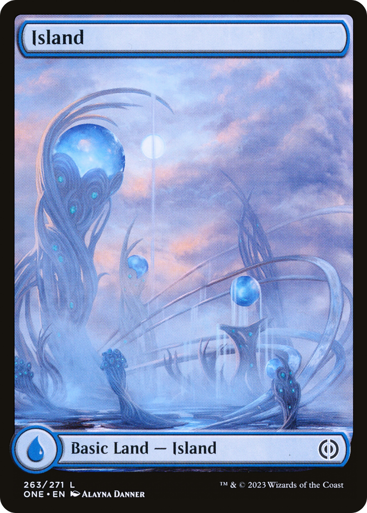Island (263) (Full-Art) [Phyrexia: All Will Be One] | Total Play