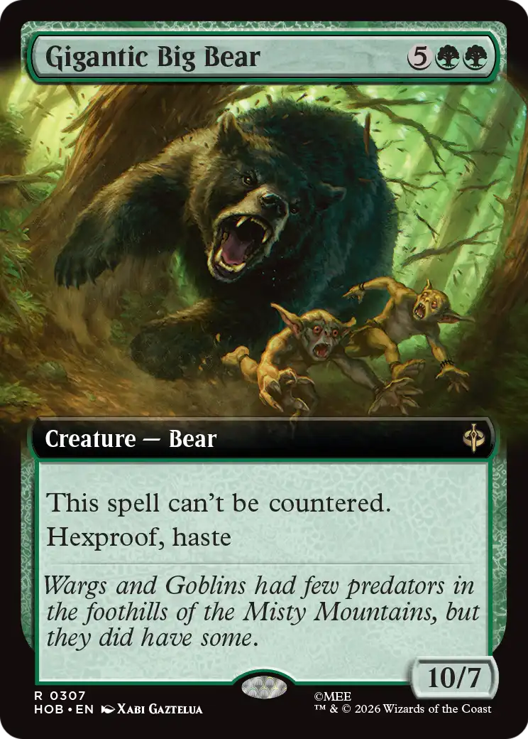 Gigantic Big Bear (Extended Art) [The Hobbit] | Total Play