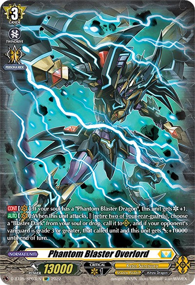 Phantom Blaster Overlord (D-BT05/SP03EN) [Triumphant Return of the Brave Heroes] | Total Play