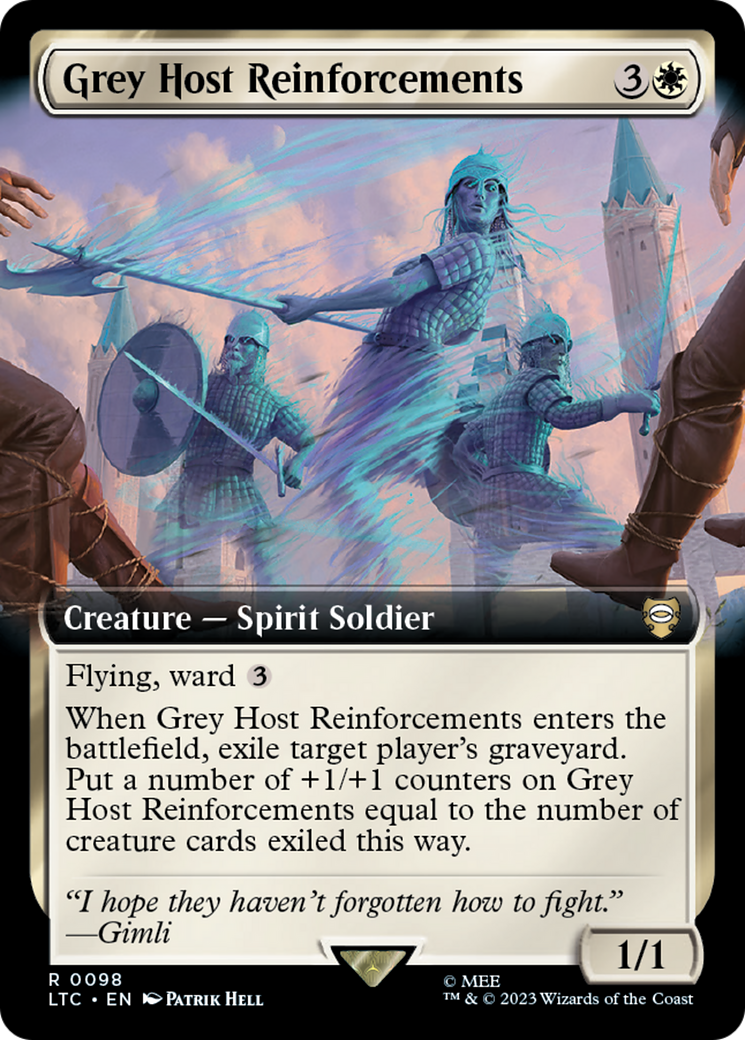 Grey Host Reinforcements (Extended Art) [The Lord of the Rings: Tales of Middle-Earth Commander] | Total Play