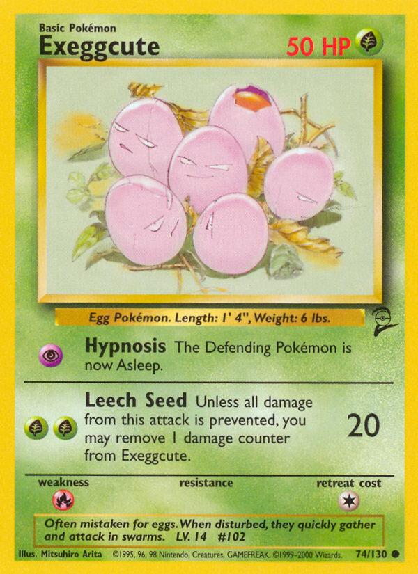 Exeggcute (74/130) [Base Set 2] | Total Play