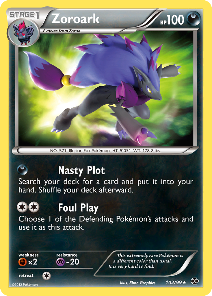 Zoroark (102/99) [Black & White: Next Destinies] | Total Play