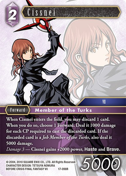 Cissnei [Rebellion's Call] | Total Play