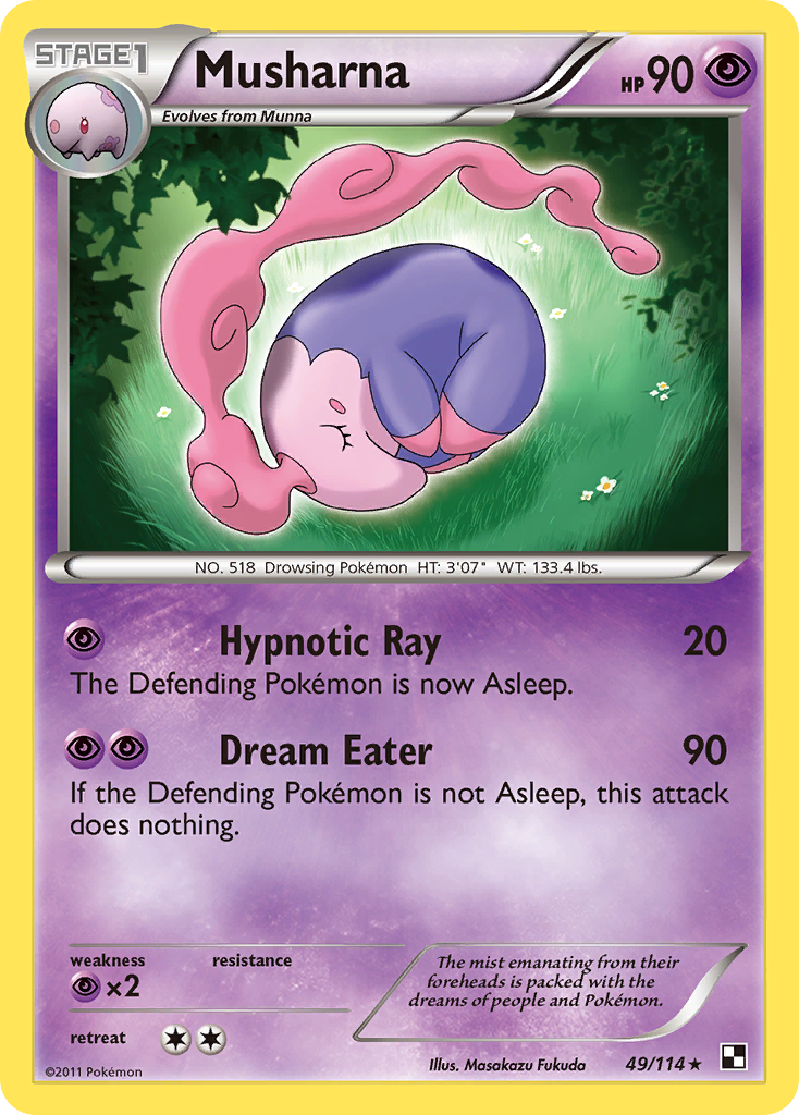 Musharna (49/114) [Black & White: Base Set] | Total Play