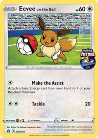 Eevee on the Ball (002/005) [Miscellaneous Cards] | Total Play