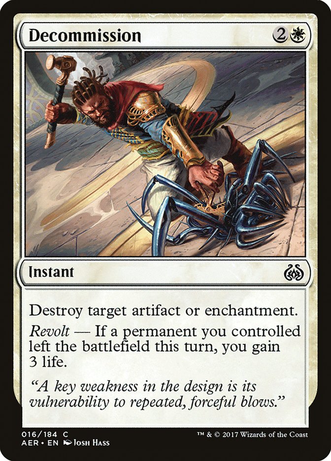 Decommission [Aether Revolt] | Total Play
