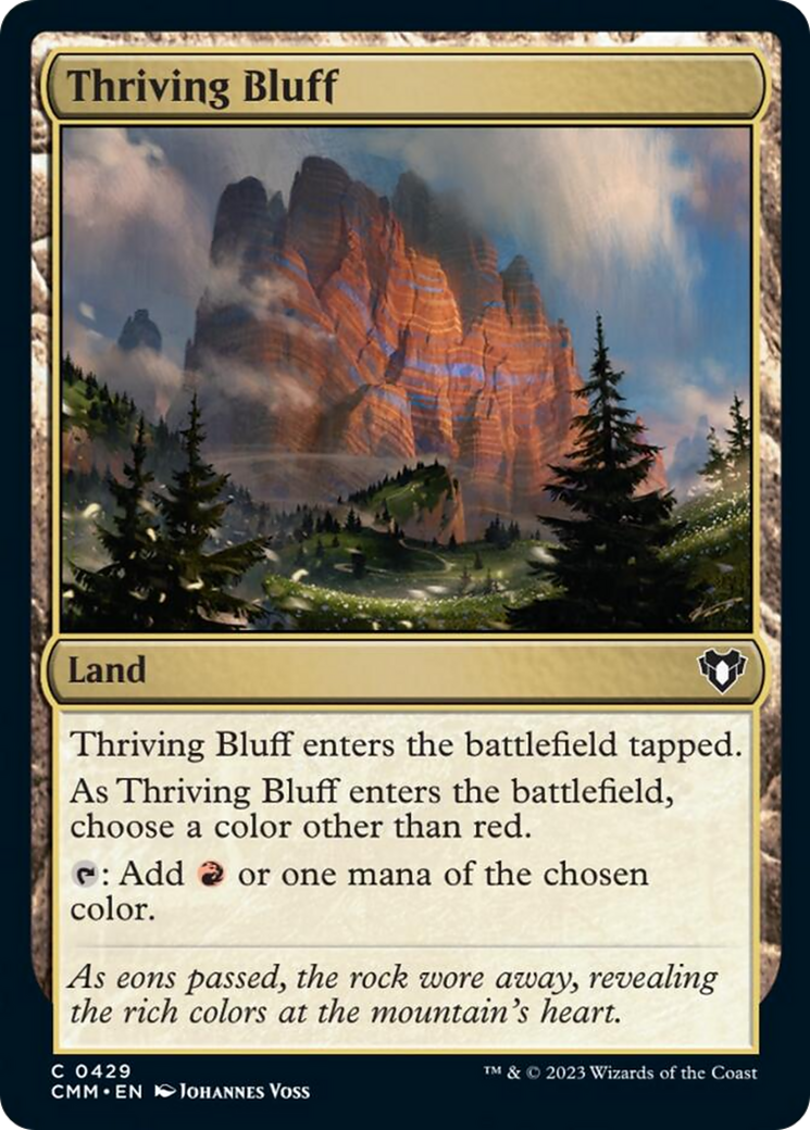 Thriving Bluff [Commander Masters] | Total Play