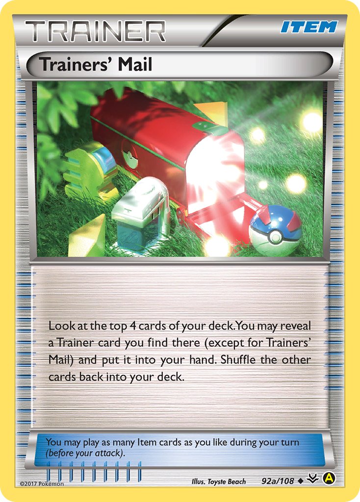 Trainers' Mail (92a/108) [Alternate Art Promos] | Total Play