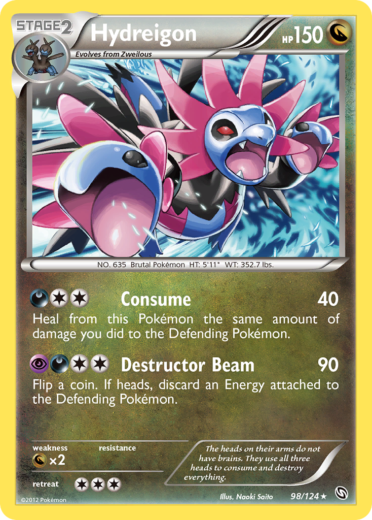 Hydreigon (98/124) [Black & White: Dragons Exalted] | Total Play