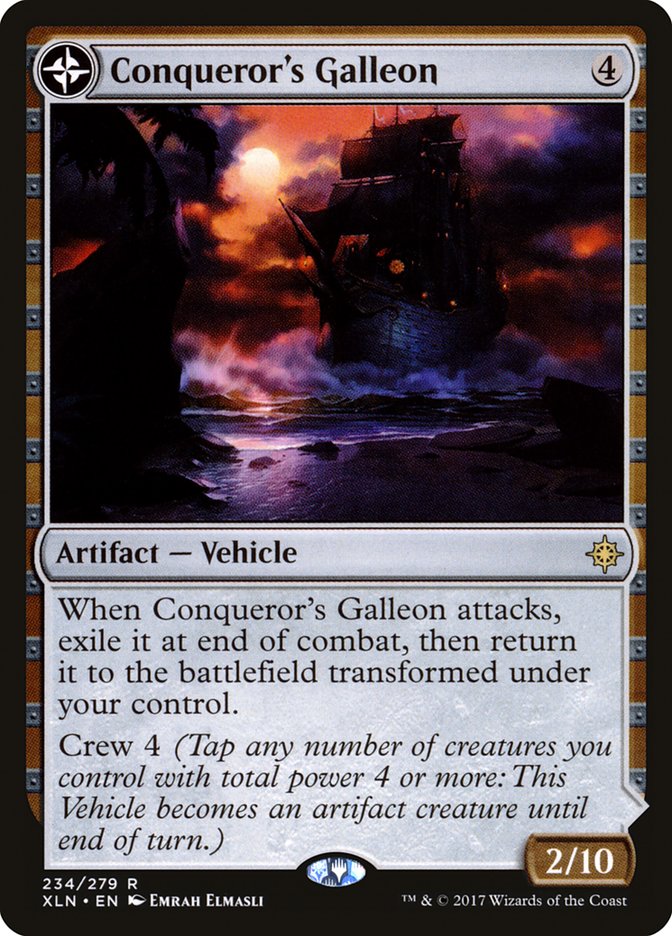 Conqueror's Galleon // Conqueror's Foothold [Ixalan] | Total Play
