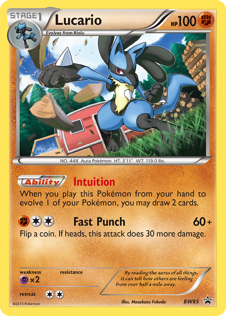 Lucario (BW85) [Black & White: Black Star Promos] | Total Play