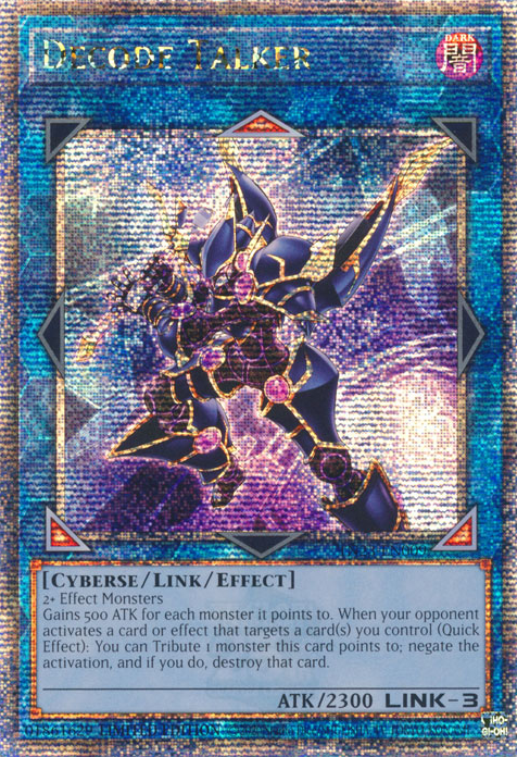 Decode Talker [TN23-EN009] Quarter Century Secret Rare | Total Play