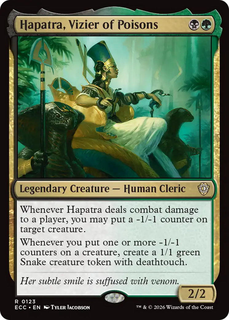 Hapatra, Vizier of Poisons [Lorwyn Eclipsed Commander] | Total Play