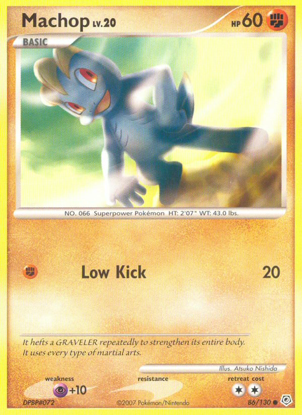 Machop (86/130) [Diamond & Pearl: Base Set] | Total Play