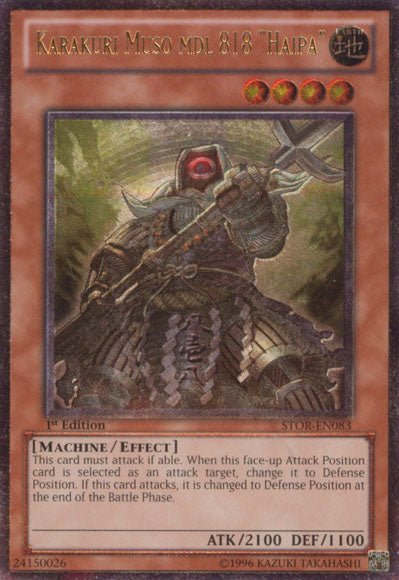 Karakuri Muso mdl 818 "Haipa" [STOR-EN083] Ultimate Rare | Total Play