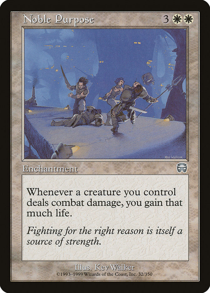 Noble Purpose [Mercadian Masques] | Total Play