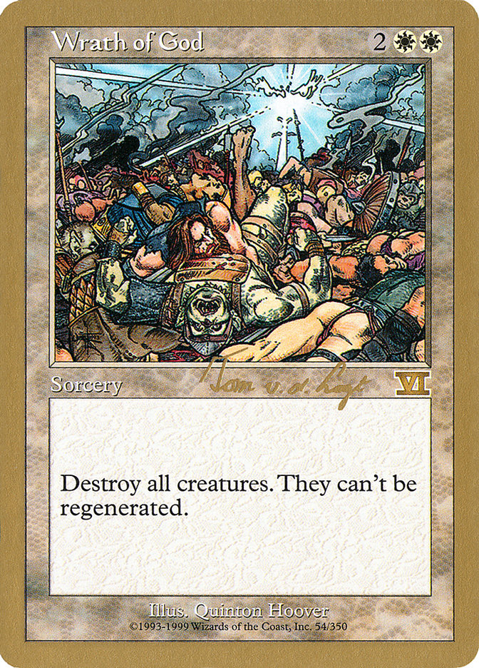 Wrath of God (Tom van de Logt) [World Championship Decks 2000] | Total Play