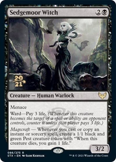 Sedgemoor Witch [Strixhaven: School of Mages Prerelease Promos] | Total Play