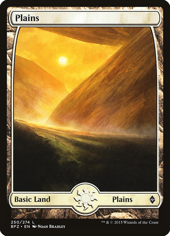 Plains (250) (Full Art) [Battle for Zendikar] | Total Play