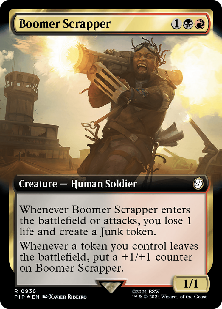 Boomer Scrapper (Extended Art) (Surge Foil) [Fallout] | Total Play