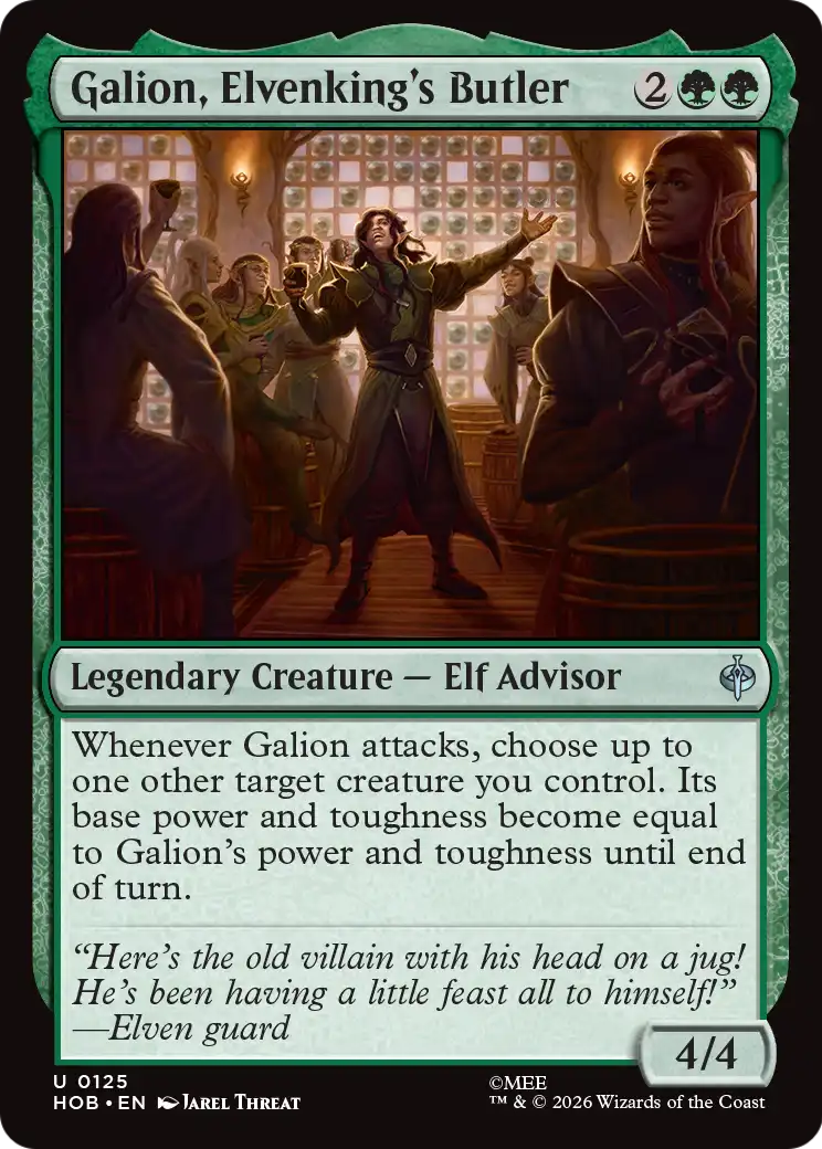 Galion, Elvenking's Butler [The Hobbit] | Total Play