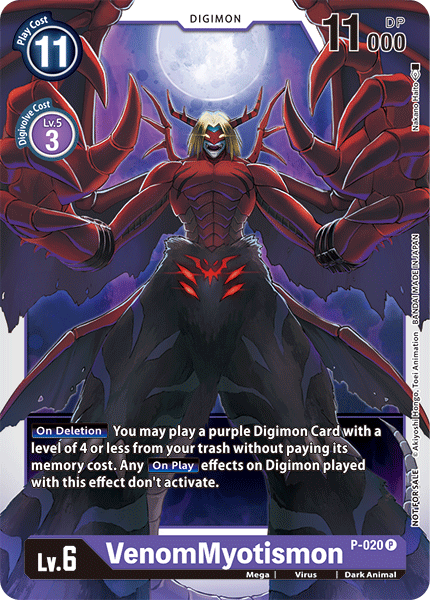 VenomMyotismon [P-020] [Promotional Cards] | Total Play
