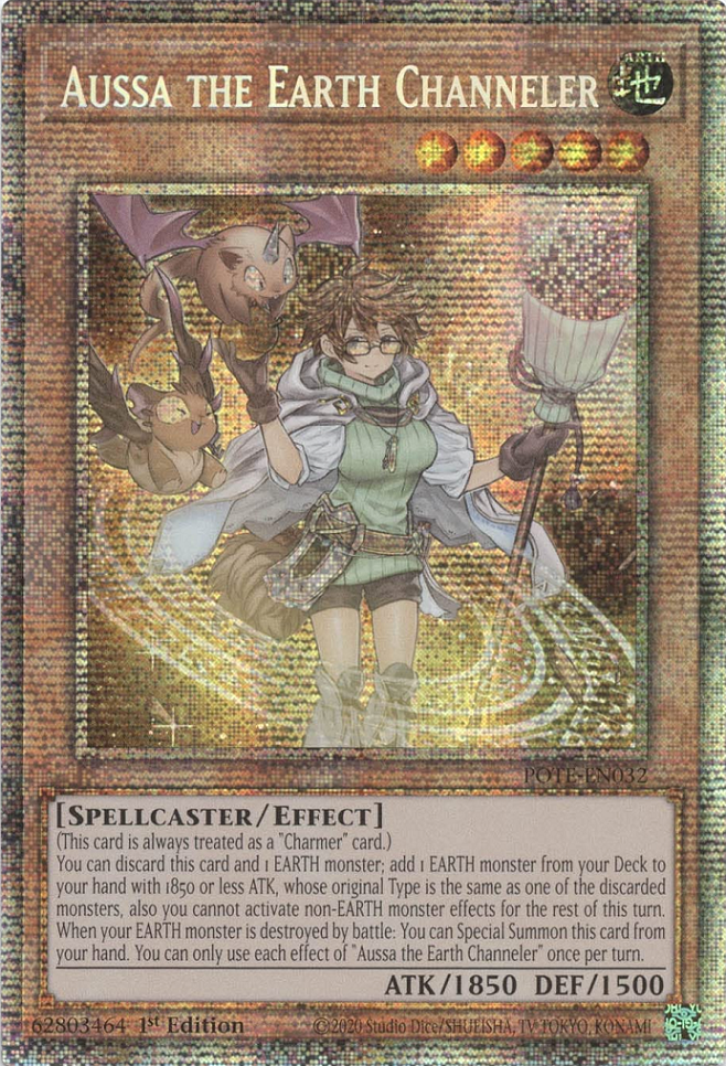 Aussa the Earth Channeler [POTE-EN032] Starlight Rare | Total Play
