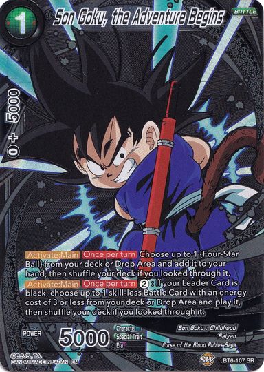 Son Goku, the Adventure Begins (Collector's Selection Vol. 1) (BT6-107) [Promotion Cards] | Total Play