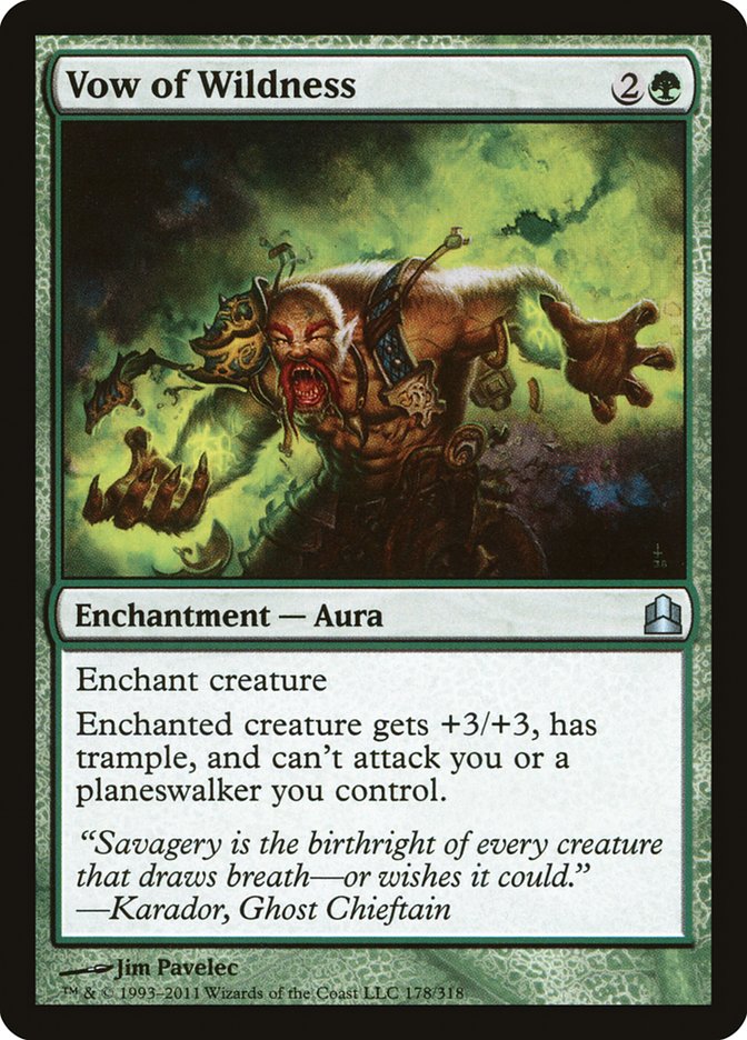 Vow of Wildness [Commander 2011] | Total Play