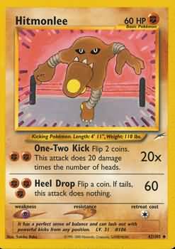 Hitmonlee (42/105) [Neo Destiny Unlimited] | Total Play
