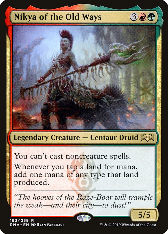 Nikya of the Old Ways [Ravnica Allegiance] | Total Play