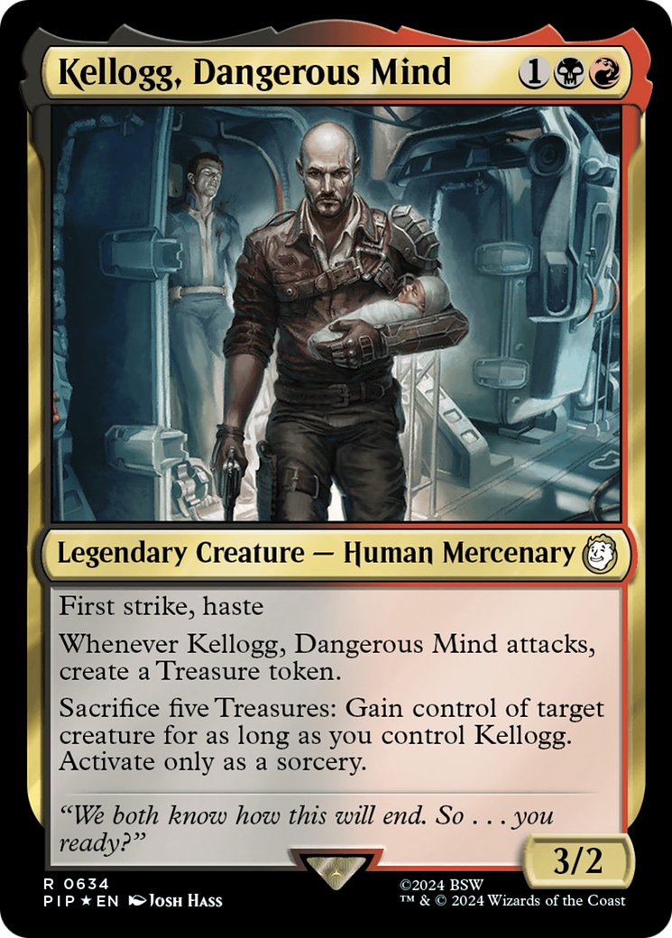 Kellogg, Dangerous Mind (Surge Foil) [Fallout] | Total Play