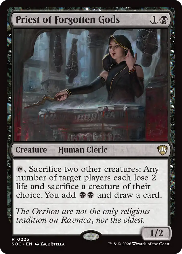 Priest of Forgotten Gods [Secrets of Strixhaven Commander] | Total Play