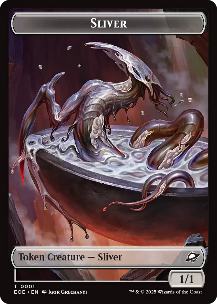 Robot // Sliver Double-Sided Token [Edge of Eternities Tokens] | Total Play
