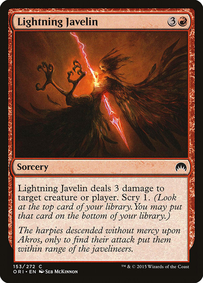 Lightning Javelin [Magic Origins] | Total Play