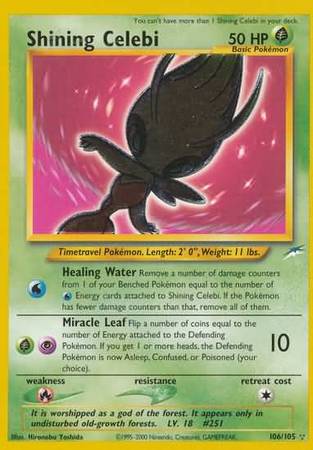 Shining Celebi (106/105) [Neo Destiny Unlimited] | Total Play