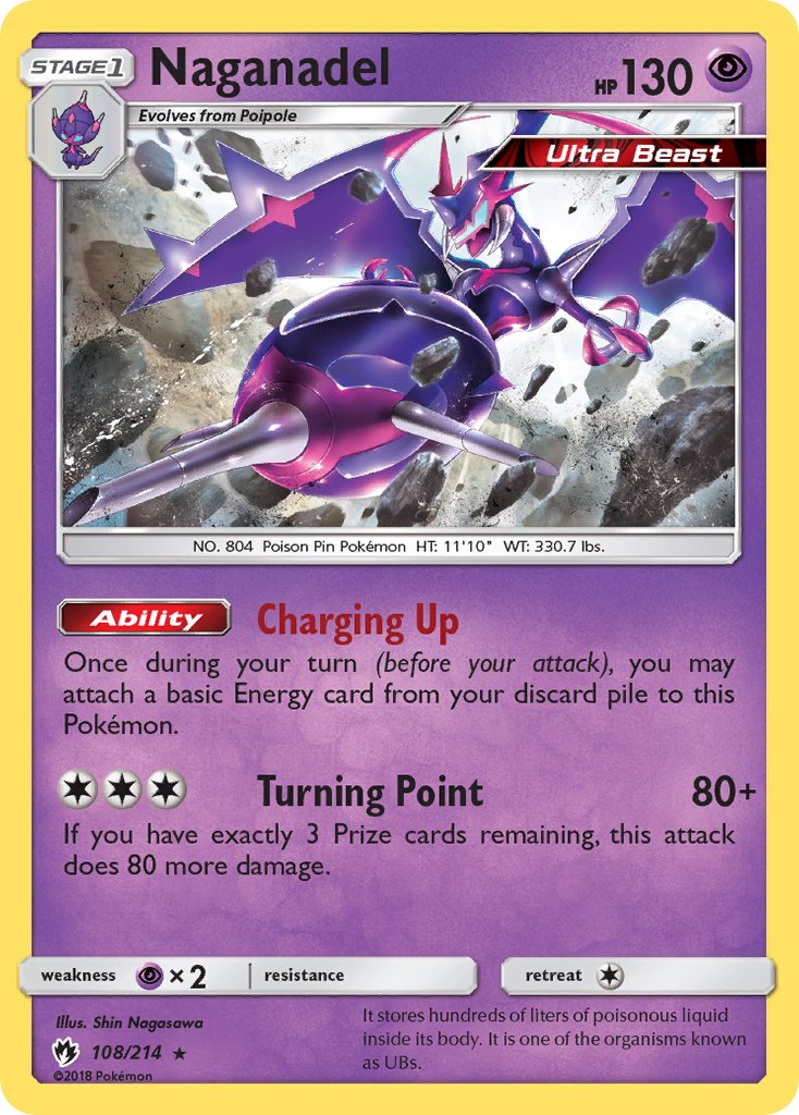 Naganadel(108/214) (Theme Deck Exclusive) [Sun & Moon: Lost Thunder] | Total Play